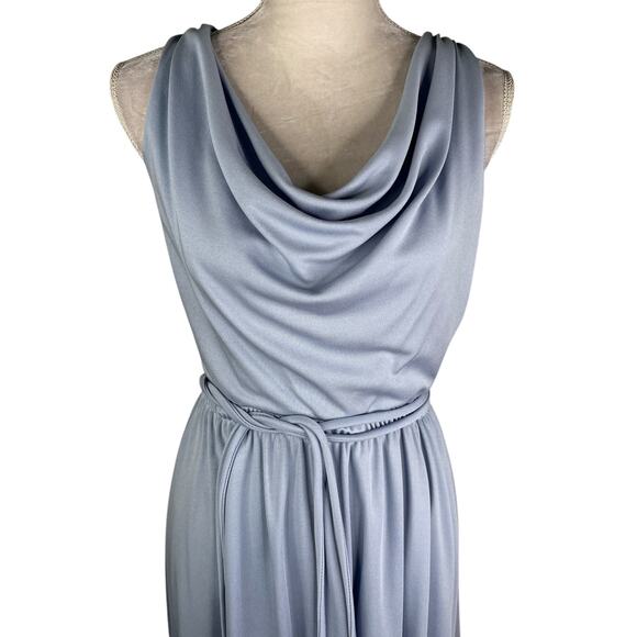 Alison Ayres Vintage Dress 10 Sleeveless Midi USA 60s70s - Picture 5 of 14